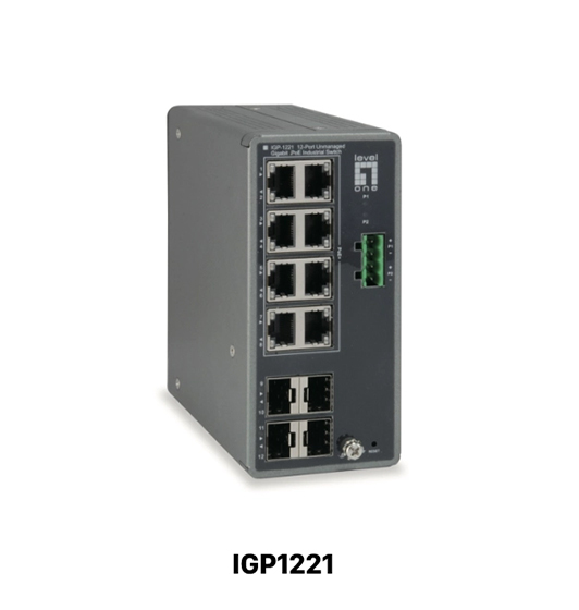Switch industriel 12 ports Gigabit PoE